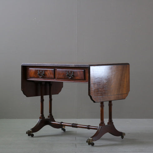 C514 バタフライテーブル 木製 イギリス輸入家具 高さ52㎝ 幅64㎝ 奥行41㎝