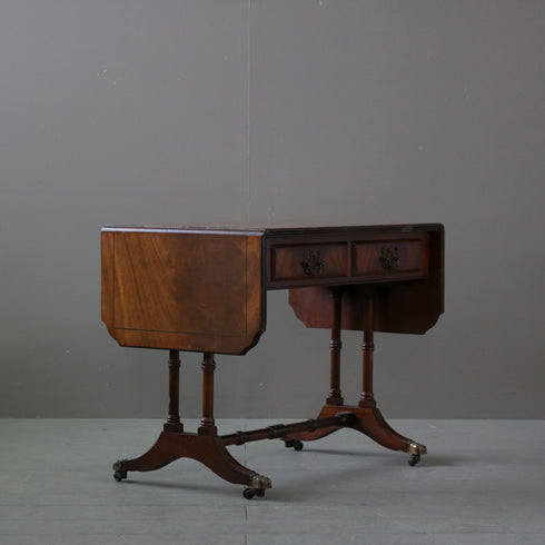 C514 バタフライテーブル 木製 イギリス輸入家具 高さ52㎝ 幅64㎝ 奥行41㎝