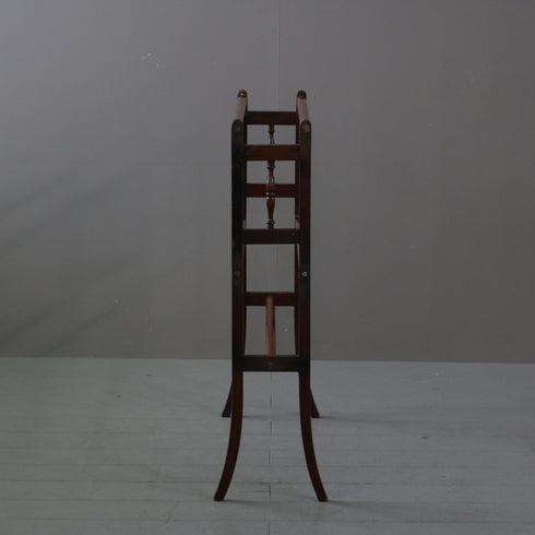 C517 タオルハンガーラック 木製 イギリス輸入家具 高さ83㎝ 幅76㎝ 奥行25㎝