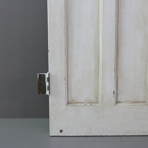 C520 白い扉 ステンドグラス 木製 什器 高さ198㎝ 幅78.5㎝ 奥行4.5㎝