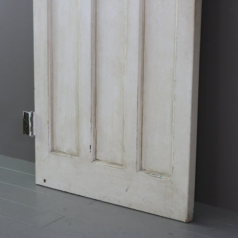 C520 白い扉 ステンドグラス 木製 什器 高さ198㎝ 幅78.5㎝ 奥行4.5㎝