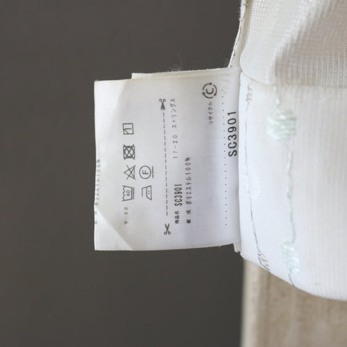 C520 白い扉 ステンドグラス 木製 什器 高さ198㎝ 幅78.5㎝ 奥行4.5㎝