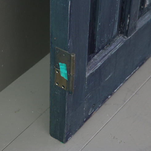 C521 青の扉 ステンドグラス 木製 什器 高さ198㎝ 幅78.5㎝ 奥行4.5㎝