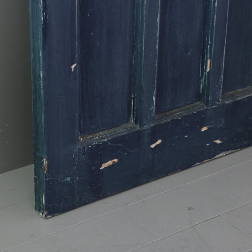 C521 青の扉 ステンドグラス 木製 什器 高さ198㎝ 幅78.5㎝ 奥行4.5㎝