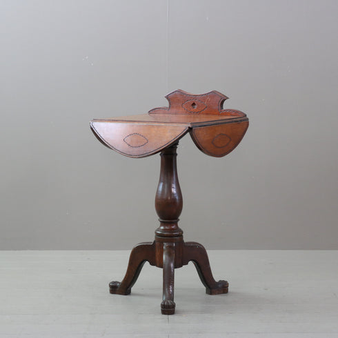 C523 回転式 バタフライテーブル 木製 輸入家具 高さ77㎝ 幅70㎝ 奥行44㎝