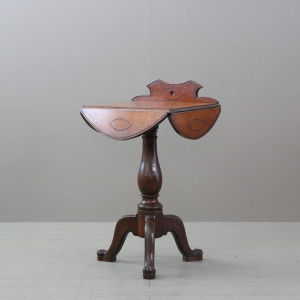 C523 回転式 バタフライテーブル 木製 輸入家具 高さ77㎝ 幅70㎝ 奥行44㎝