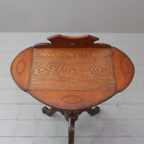 C523 回転式 バタフライテーブル 木製 輸入家具 高さ77㎝ 幅70㎝ 奥行44㎝