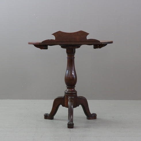 C523 回転式 バタフライテーブル 木製 輸入家具 高さ77㎝ 幅70㎝ 奥行44㎝