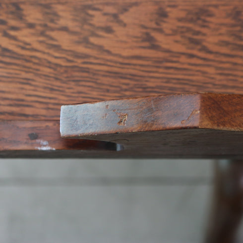 C523 回転式 バタフライテーブル 木製 輸入家具 高さ77㎝ 幅70㎝ 奥行44㎝