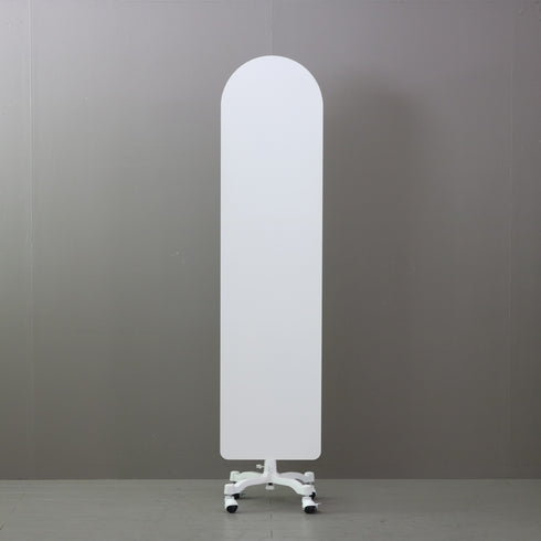 D541 スタンドミラー 片面 キャスター付き 什器 高さ160㎝ 幅36㎝ 奥行30㎝