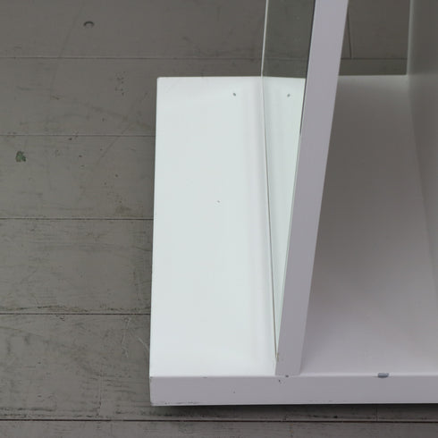 D542 スタンドミラー 両面 キャスター付き 什器 高さ167㎝ 幅45㎝ 奥行45㎝