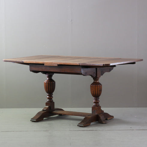 C544 拡張式テーブル 木製 什器 高さ75㎝ 幅92㎝ 奥行92㎝