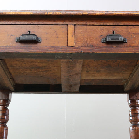 C547 引き出し付きテーブル 展示台 木製 什器 高さ78㎝ 幅91㎝ 奥行67㎝