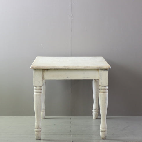 C548 引き出し付き白テーブル 展示台 木製 什器 高さ74㎝ 幅150㎝ 奥行80㎝