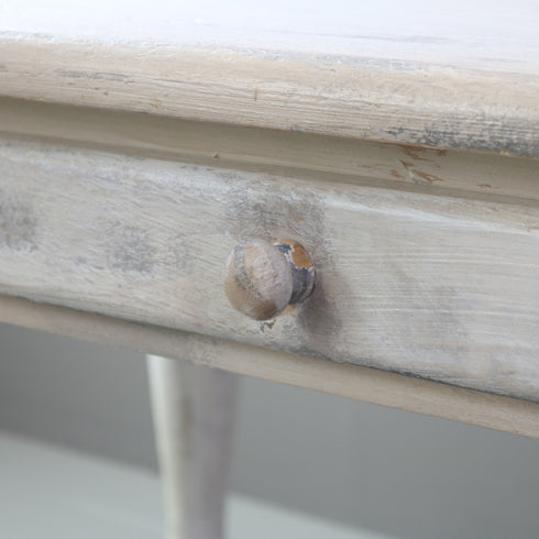 C548 引き出し付き白テーブル 展示台 木製 什器 高さ74㎝ 幅150㎝ 奥行80㎝