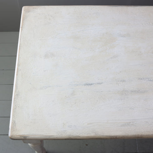 C548 引き出し付き白テーブル 展示台 木製 什器 高さ74㎝ 幅150㎝ 奥行80㎝