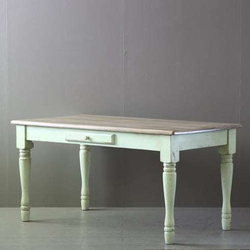 C549 引き出し付きテーブル 展示台 木製 什器 高さ74㎝ 幅150㎝ 奥行78㎝