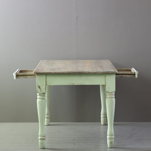 C549 引き出し付きテーブル 展示台 木製 什器 高さ74㎝ 幅150㎝ 奥行78㎝