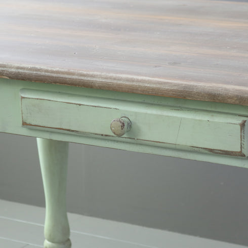 C549 引き出し付きテーブル 展示台 木製 什器 高さ74㎝ 幅150㎝ 奥行78㎝