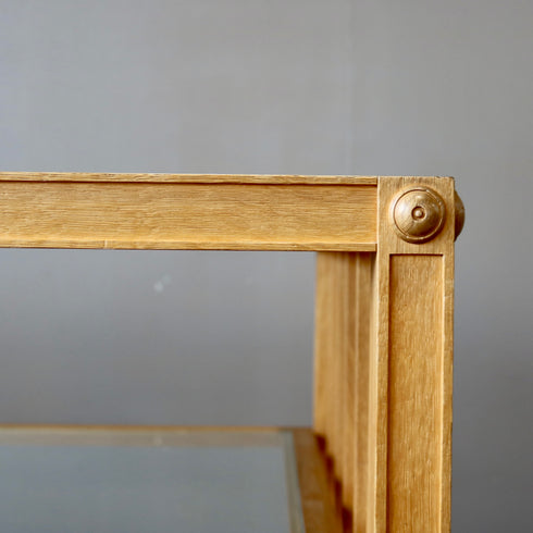 0414 ウッドフレームガラスシェルフ