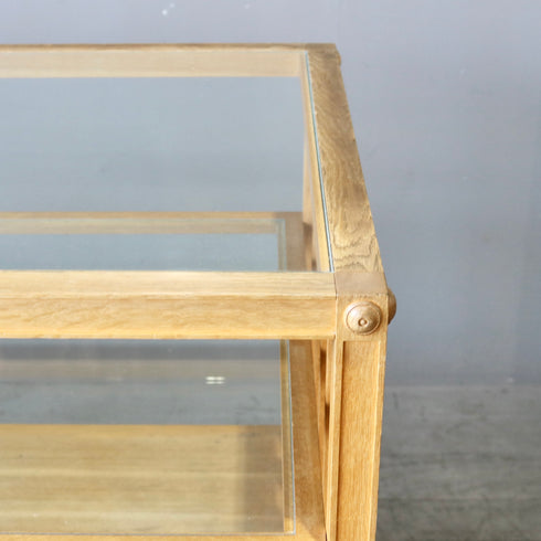 0414 ウッドフレームガラスシェルフ