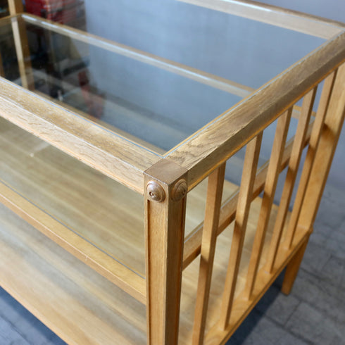 0414 ウッドフレームガラスシェルフ