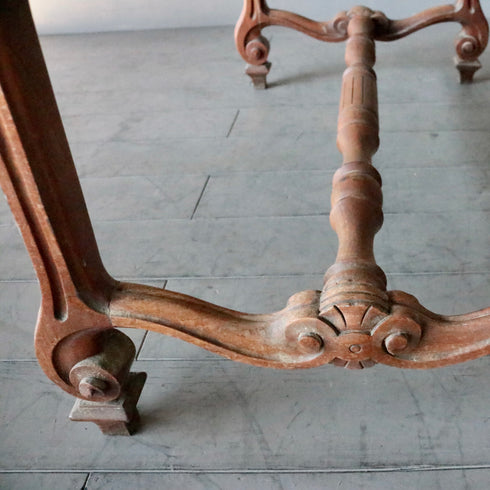 0252 アンティークテーブル 天板折りたたみ式