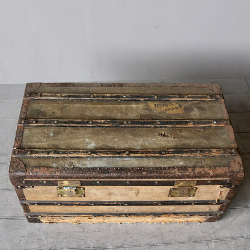 0309 アンティークブランケットボックス