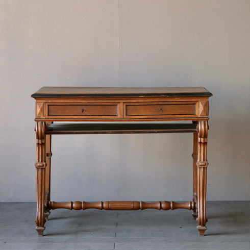 0252 アンティークテーブル 天板折りたたみ式