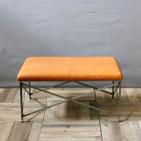 0124 レザースツール/メタル脚