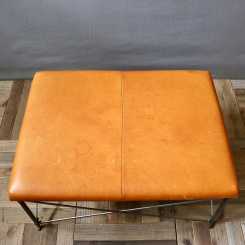 0124 レザースツール/メタル脚