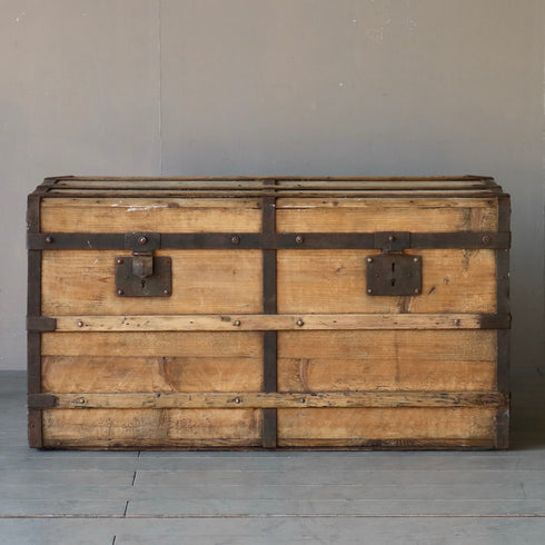 0276 アンティークブランケットボックス