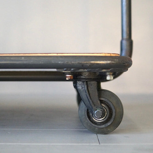 0024 ハンガーラック キャスター付き/ウッド×アイアン