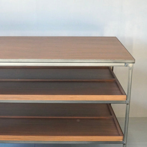 0023 スライドシェルフ/ウッド×アイアン