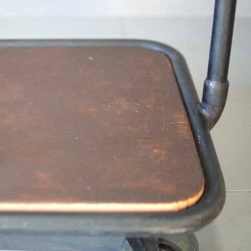 0024 ハンガーラック キャスター付き/ウッド×アイアン