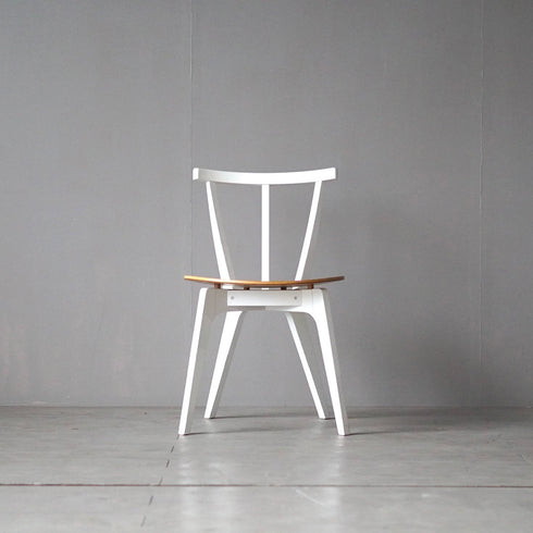 0172 チェアー ナチュラル×ホワイト/ウッド