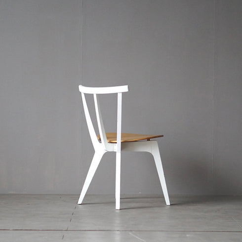 0172 チェアー ナチュラル×ホワイト/ウッド