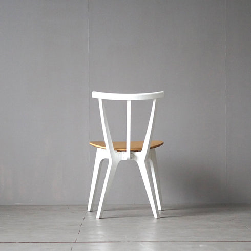 0172 チェアー ナチュラル×ホワイト/ウッド