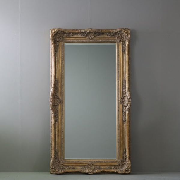 ヴィンテージの大型ウォールミラー