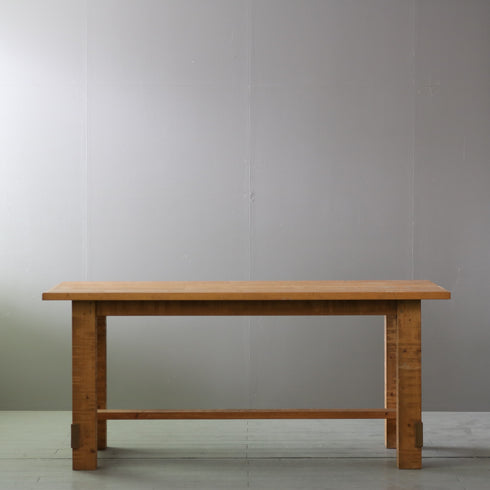 木製ワークテーブル作業台の正面からの全体画像