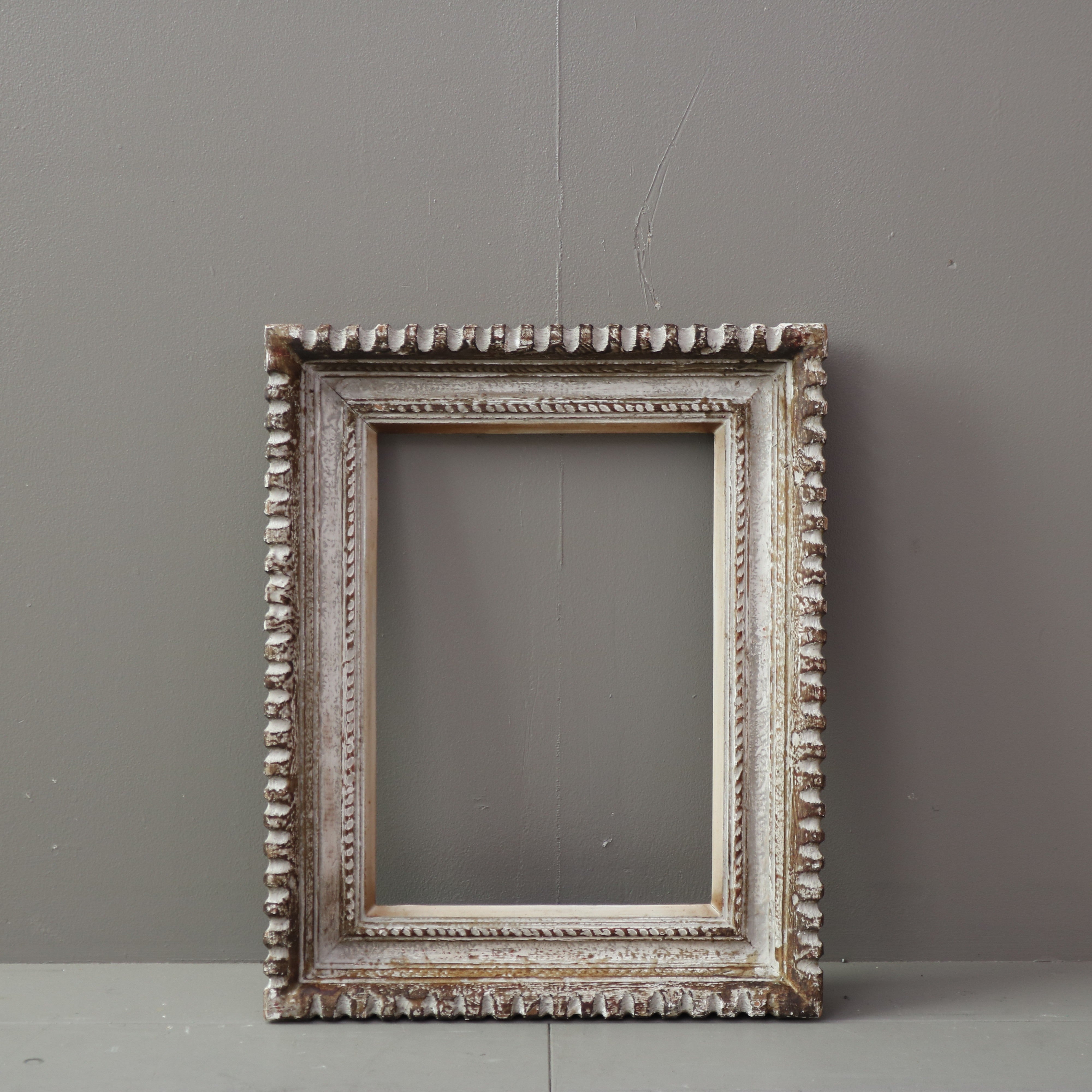 G716 ヴィンテージ 額縁 ナチュラル H47/W38/D6 – uragami