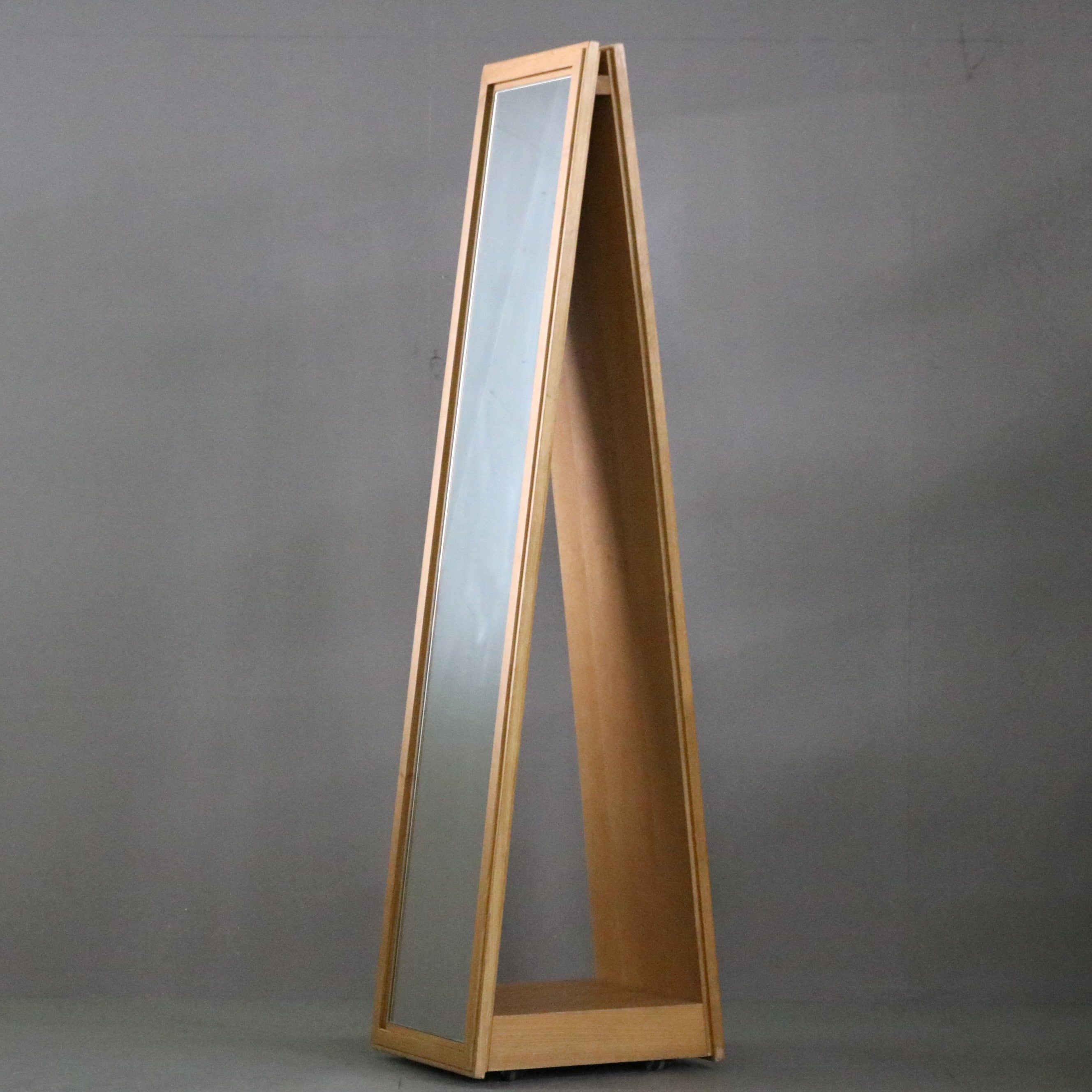 木製ミラー、昭和レトロ、ビンテージ、店舗什器 VINTAGE ANTIQUE MIRROR ヴィンテージ アンティーク ミラー