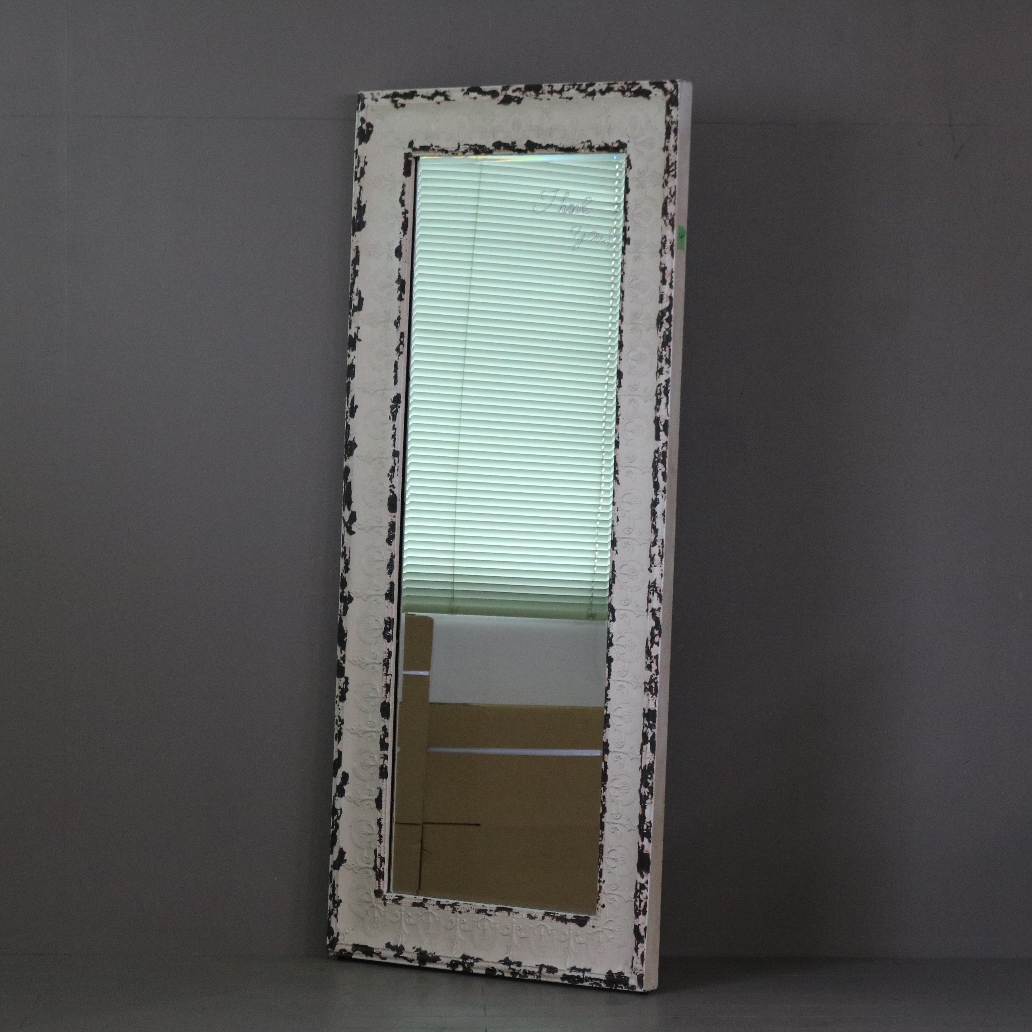 C479 大型ミラー 鉄製 什器 高さ187㎝ 幅83㎝ 奥行5㎝ – uragami